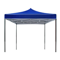 Thumbnail for Instahut Gazebo Pop Up Marquee 3x3 Outdoor Tent Folding Wedding Gazebos Blue - Outdoor Immersion