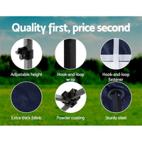Thumbnail for Instahut Gazebo Pop Up Marquee 3x6m Folding Tent Wedding Outdoor Camping Canopy Gazebos Shade Navy - Outdoor Immersion