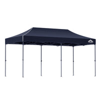 Thumbnail for Instahut Gazebo Pop Up Marquee 3x6m Folding Tent Wedding Outdoor Camping Canopy Gazebos Shade Navy - Outdoor Immersion