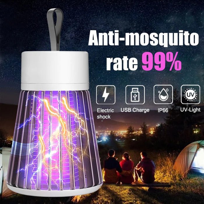 JY Electric Lightning Mosquito Killer Lamp - Grey - Outdoor Immersion