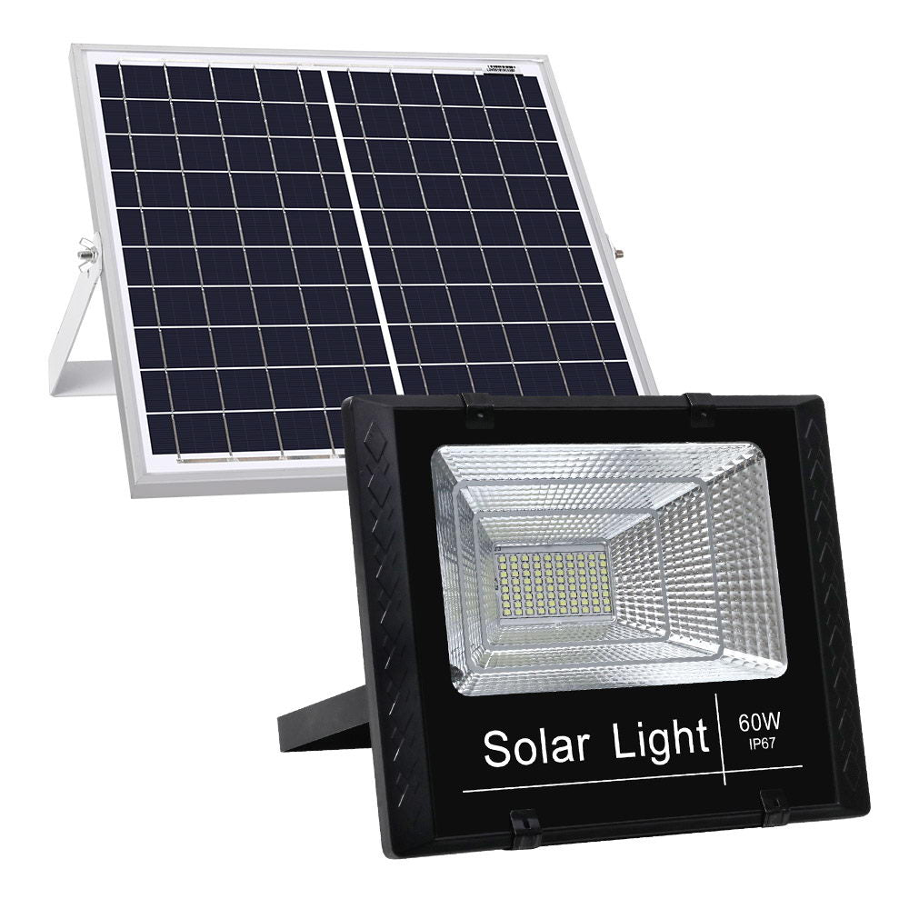 LED Solar Lights Street Flood Light Remote Outdoor Garden Security Lamp 60W - Outdoor Immersion