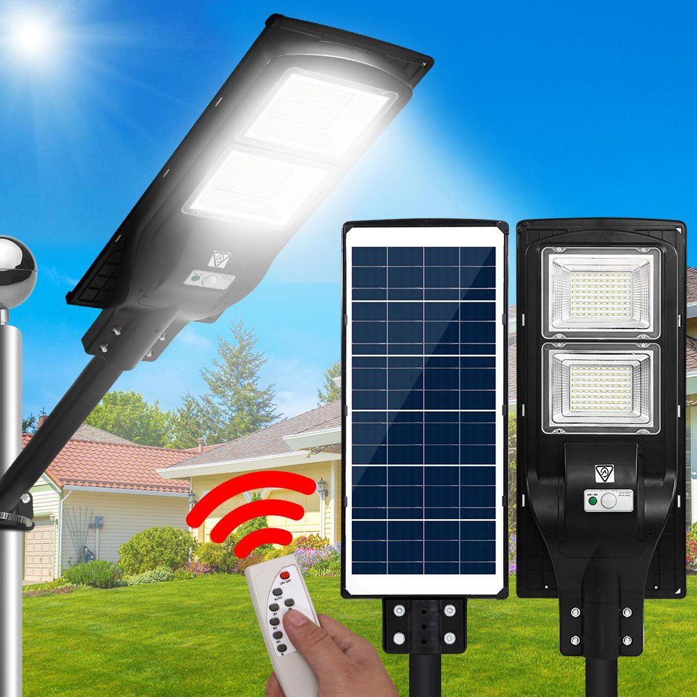 LED Solar Street Flood Light Motion Sensor Remote Outdoor Garden Lamp Lights 120W - Outdoor Immersion