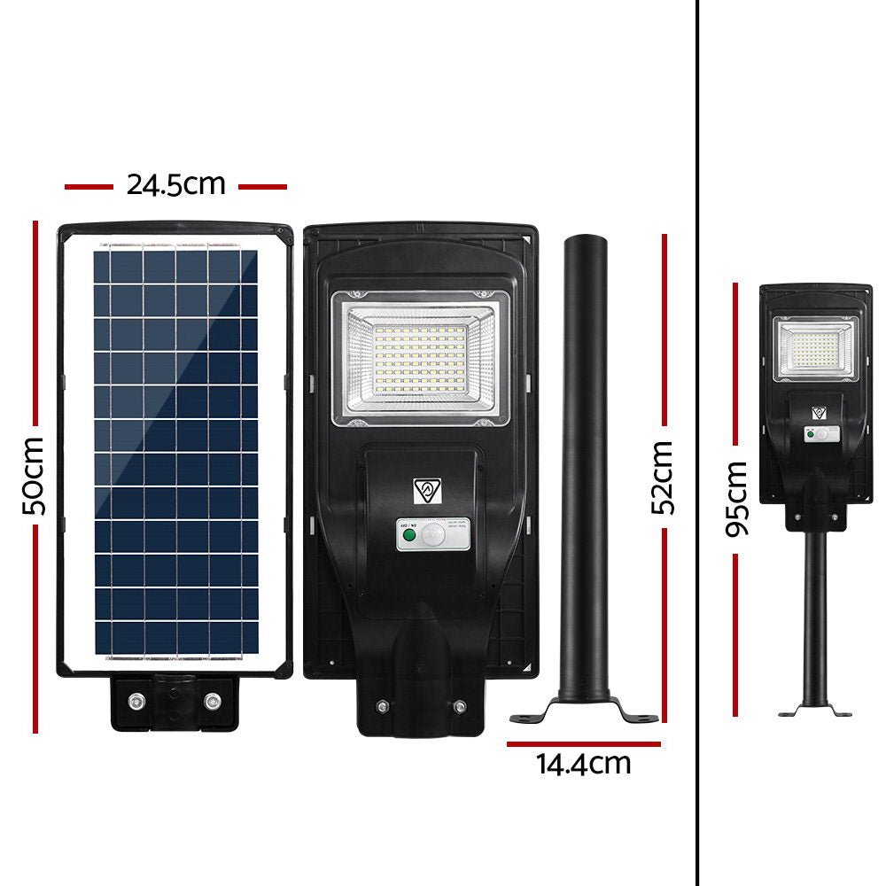 LED Solar Street Flood Light Motion Sensor Remote Outdoor Garden Lamp Lights 90W - Outdoor Immersion