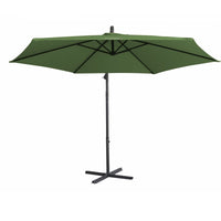 Thumbnail for Milano 3M Outdoor Umbrella Cantilever With Protective Cover Patio Garden Shade - Green - Outdoor Immersion