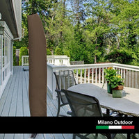 Thumbnail for Milano 3M Outdoor Umbrella Cantilever With Protective Cover Patio Garden Shade - Latte - Outdoor Immersion