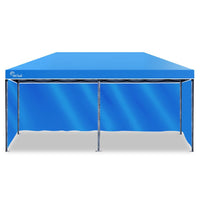 Thumbnail for Red Track 3x6m Folding Gazebo Shade Outdoor Blue Foldable Marquee Pop-Up - Outdoor Immersion