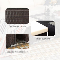 Thumbnail for Sarantino 5pc Modular Outdoor Lounge Set PE Rattan - Brown - Outdoor Immersion