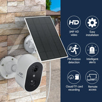 Thumbnail for UL-tech 1080P Wireless Security IP Camera Rechargeable Outdoor CCTV Solar Panel - Outdoor Immersion