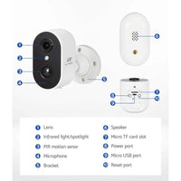 Thumbnail for UL-tech 1080P Wireless Security IP Camera Rechargeable Outdoor CCTV Solar Panel - Outdoor Immersion