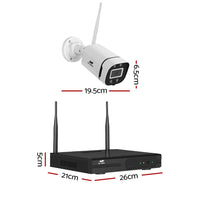 Thumbnail for UL-tech 3MP Wireless CCTV Security Camera System Home IP Cameras WiFi 8CH NVR - Outdoor Immersion
