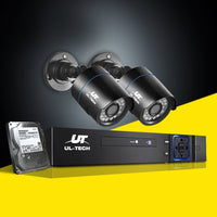 Thumbnail for UL-tech CCTV Security System 4CH DVR 2 Cameras 2TB Hard Drive - Outdoor Immersion