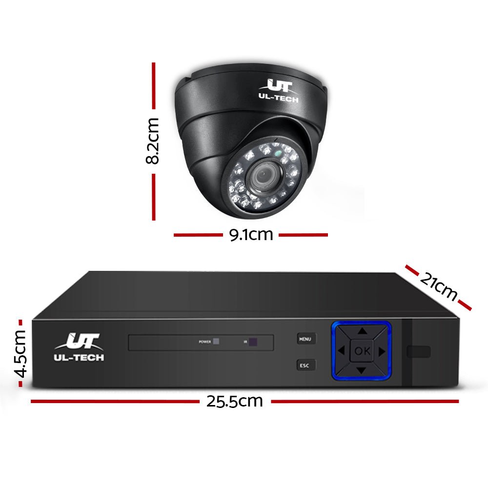 UL-tech CCTV Security System 4CH DVR 4 Cameras 2TB Hard Drive - Outdoor Immersion