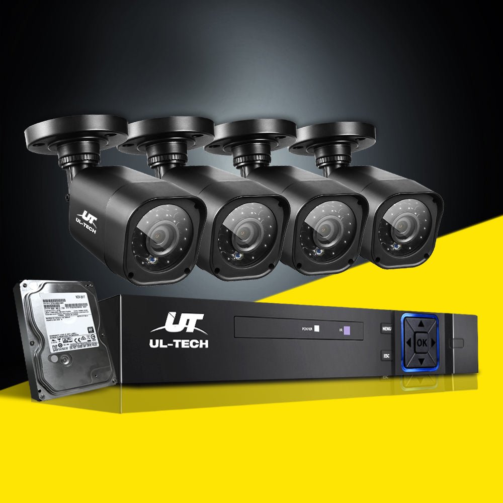 UL-tech CCTV Security System 8CH DVR 4 Cameras 2TB Hard Drive - Outdoor Immersion