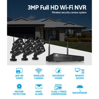 Thumbnail for UL-tech CCTV Wireless Security Camera System 8CH Home Outdoor WIFI 6 Square Cameras Kit 1TB - Outdoor Immersion