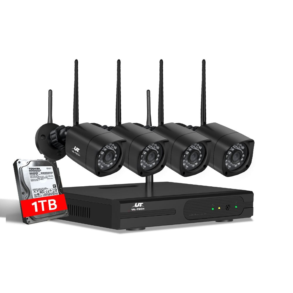 UL-tech Security Camera System Wireless Home 1TB HDD Set CCTV WIFI 3MP 8CH NVR - Outdoor Immersion