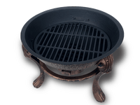 Thumbnail for Vesuvius Firepit BBQ with Lid - Outdoor Immersion